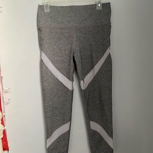 leggings with white mesh